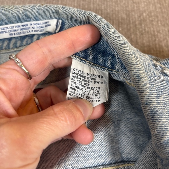 Vintage Code Bleu Denim Jacket – Made in Hong Kong - Picture 4 of 5